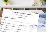 Mẫu đơn xin ly hôn đơn phương cập nhật 2024 chuẩn